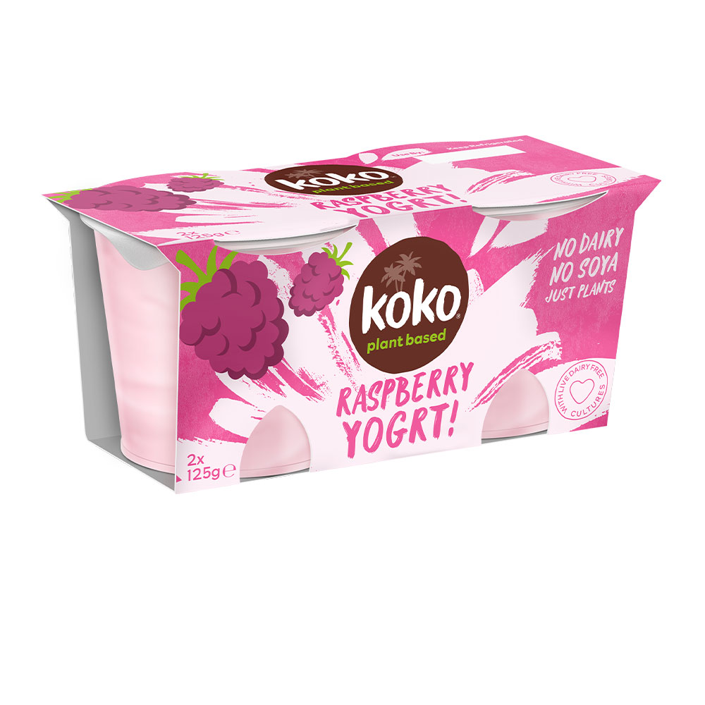 Koko Dairy Free Raspberry Yogurt Alternative