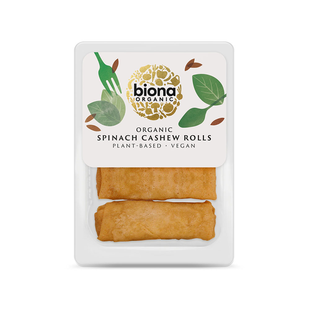 Biona Organic Spinach Cashew Rolls Spelt Wrap