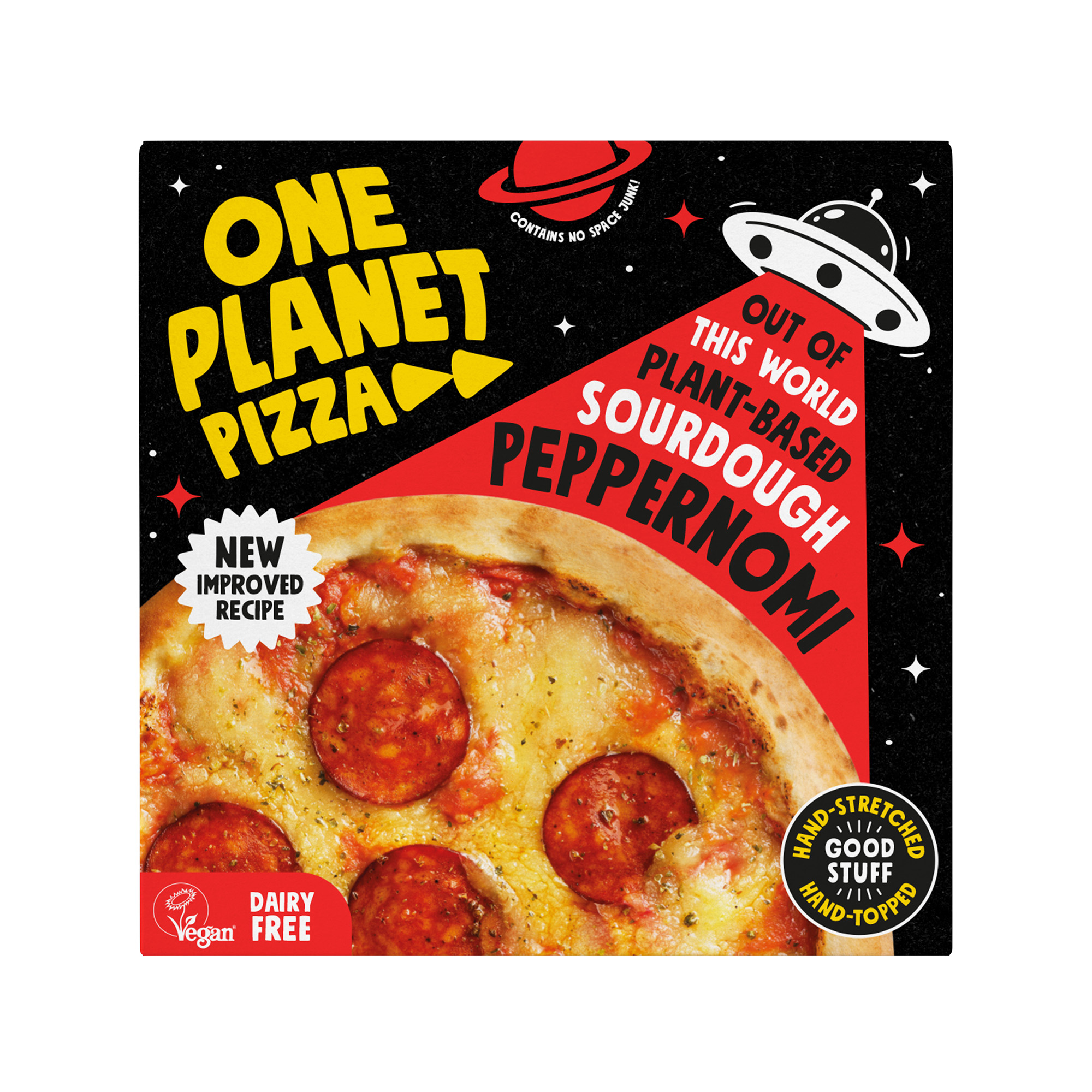 One Planet Pepperoni Pizza