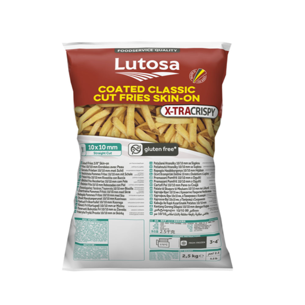 Lutosa Xtra Crispy Coated 10mm Chips
