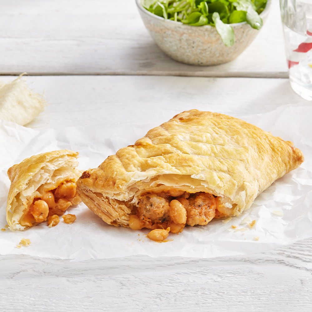 Pennylane Unbaked Sausage. Cheese & Bean Slice