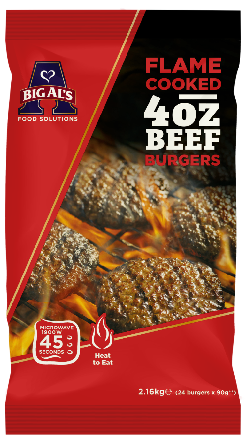 Big Al's Flame Cooked 4oz Beefburger