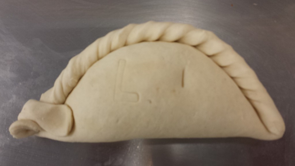 Proper Cornish Chicken, Bacon and Leek Pasty