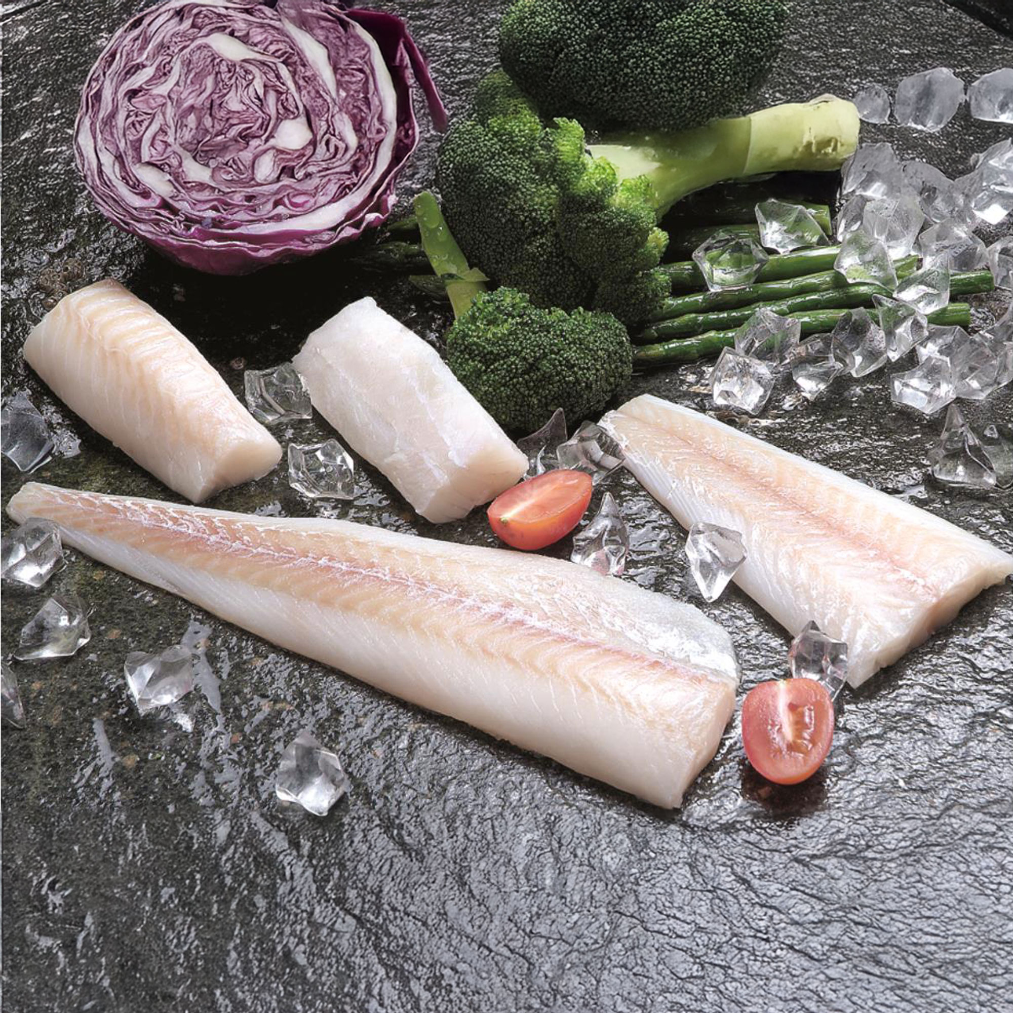 Cod Tail Cut Fillets Skinless & Boneless 184g-232g