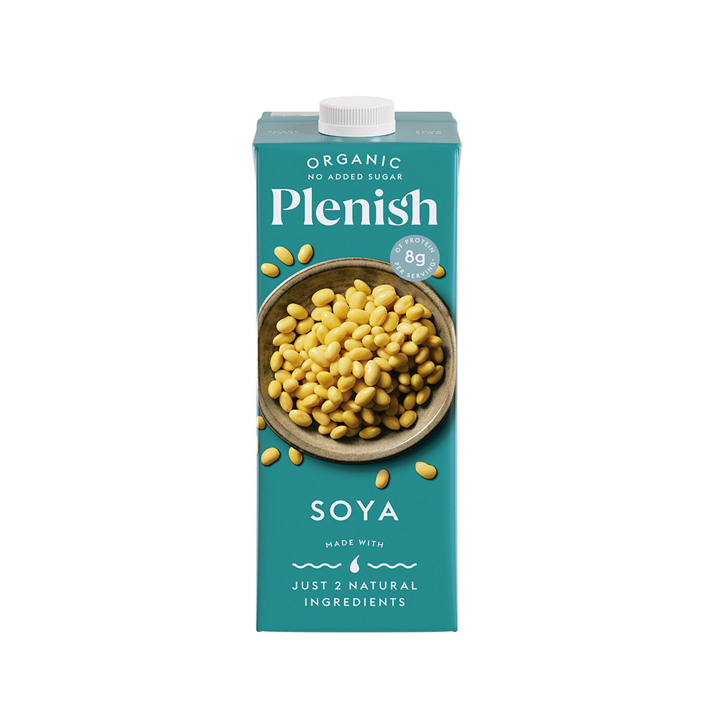 Plenish Organic Unsweetened Soya M*lk