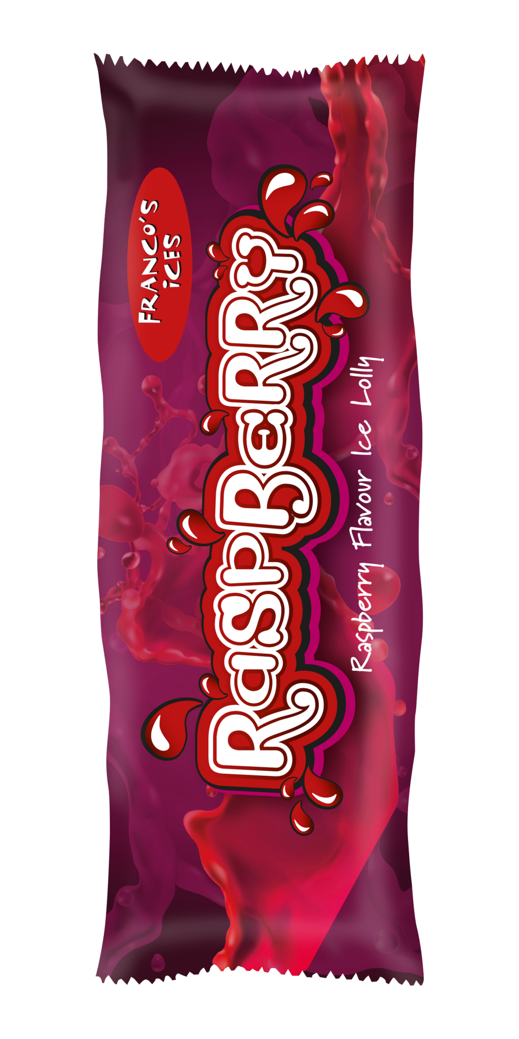 Franco Raspberry Flavor Lolly