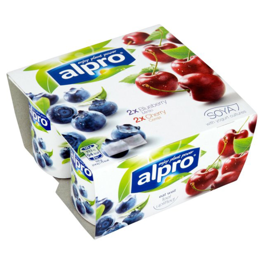 Alpro Soya Red Fruit Mix Blueberry and Cherry