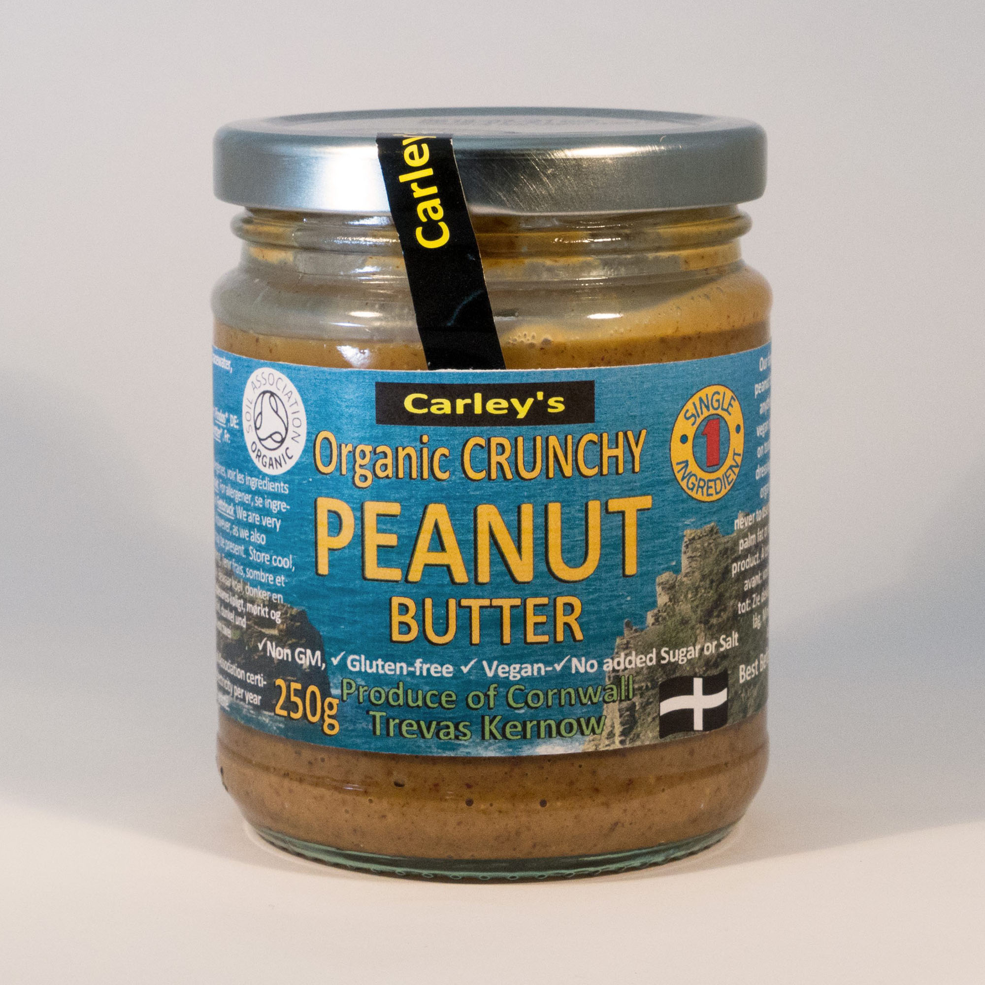 Carleys Organic Peanut Butter Crunchy