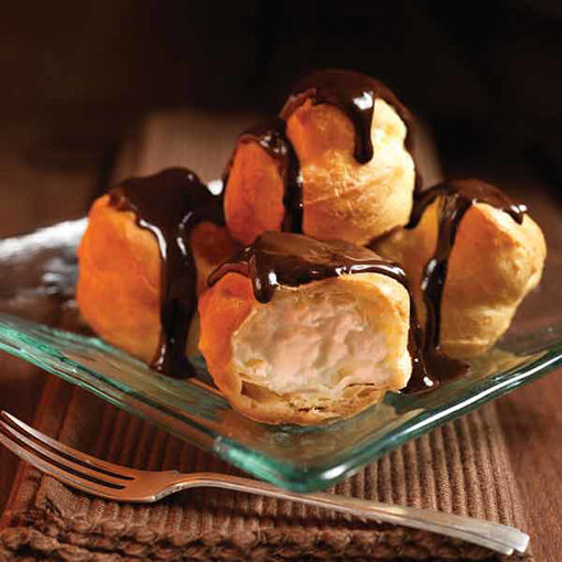 Chefs' Selections Profiteroles with Chocolate Sauce