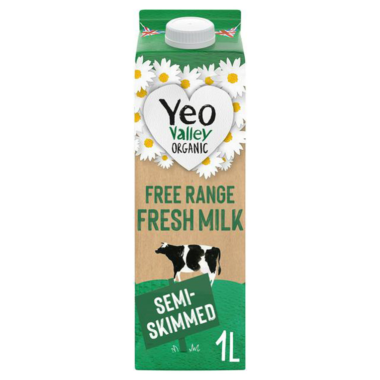 Yeo Valley Organic Semi Skimmed Milk