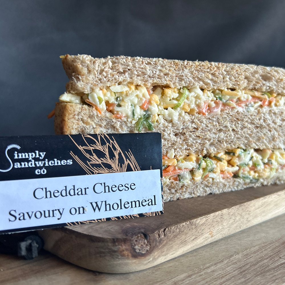 Double Cheese Savoury Sandwich on Wholemeal