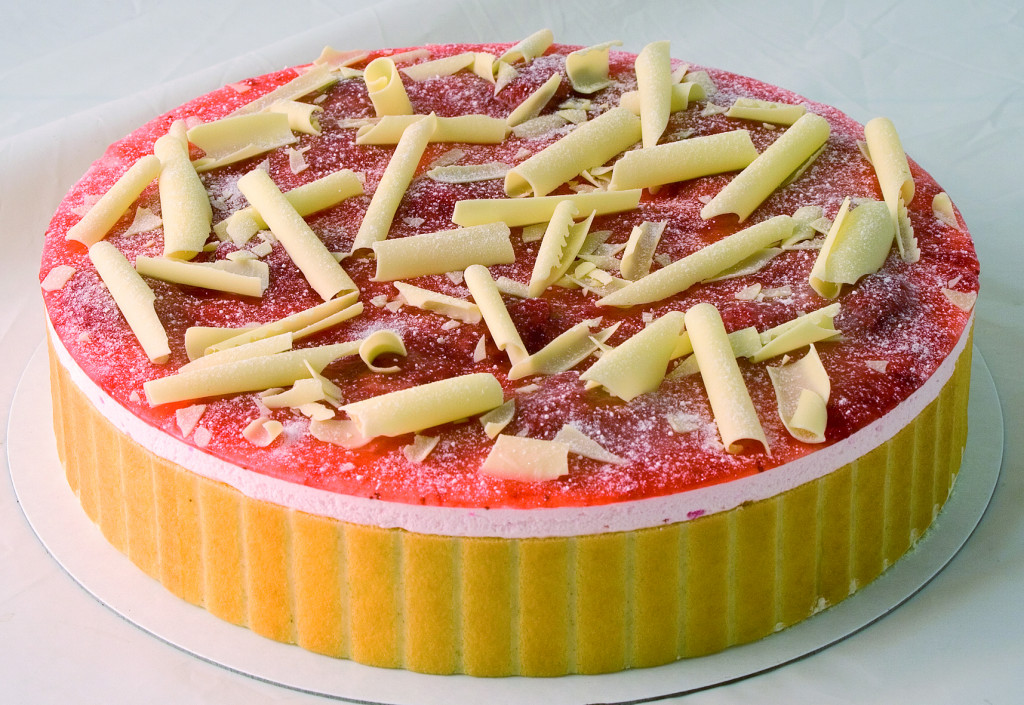 Chantilly Strawberry and Clotted Cream Gateau