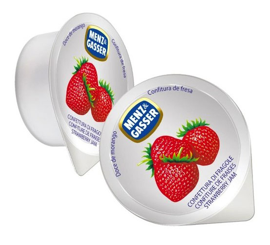 Menz and Gasser Strawberry Jam Portions