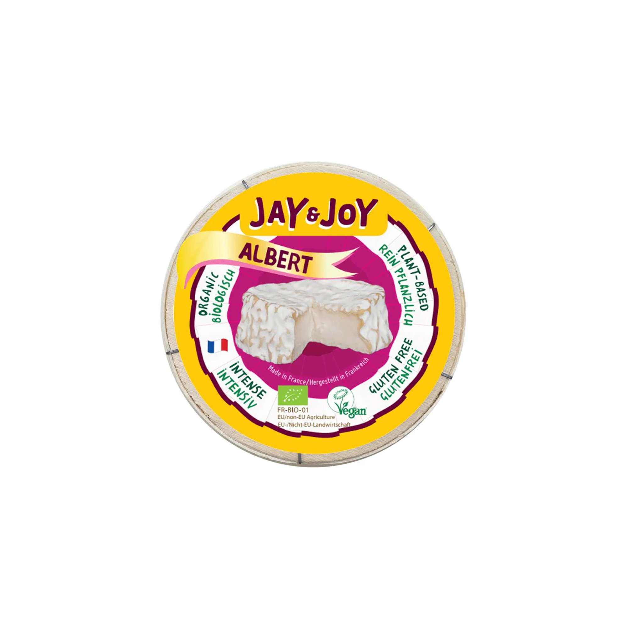 Jay&Joy Albert Plant Based Soya 'Camembert'