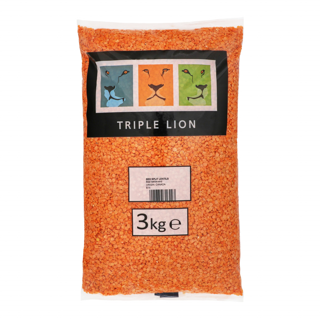 Triple Lion Red Split Lentils