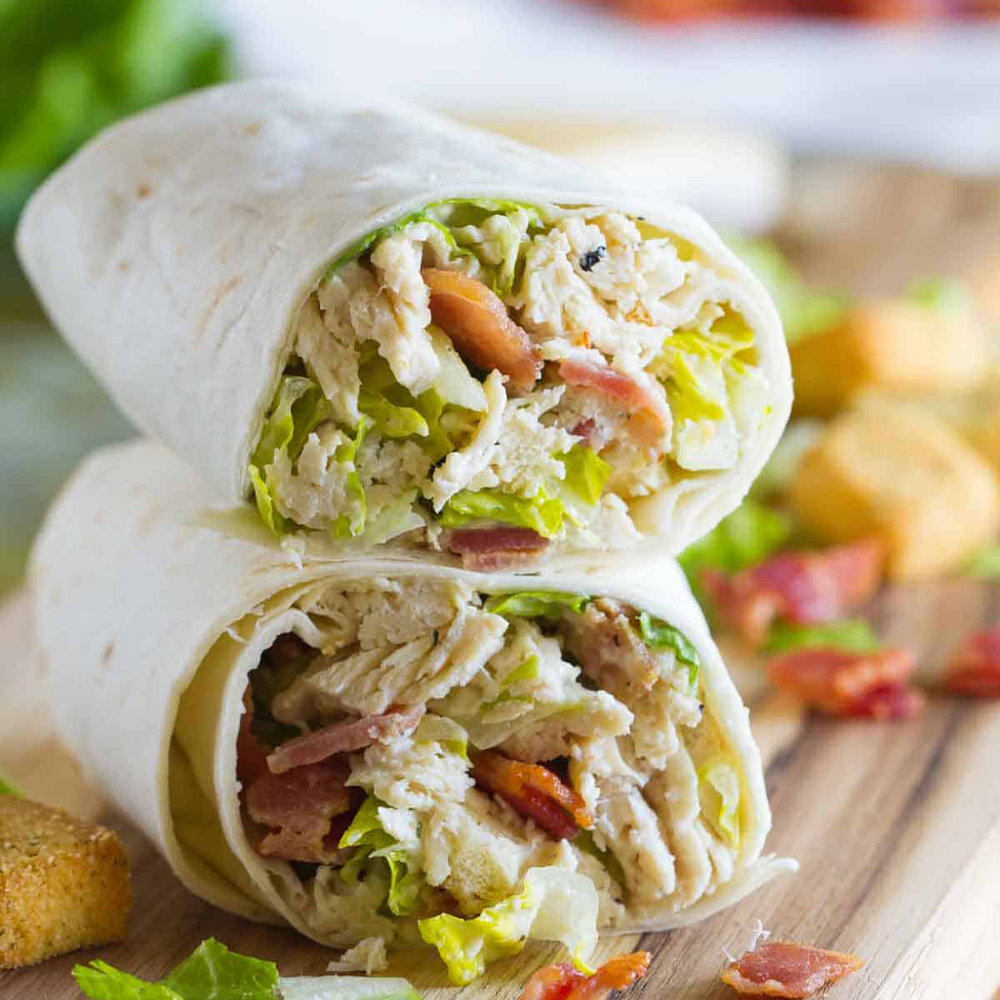Chicken Caesar, Smoked Bacon & Mixed Leaf Wrap