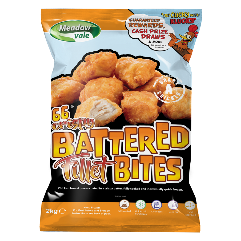 Meadowvale Battered Chicken Fillet Bites