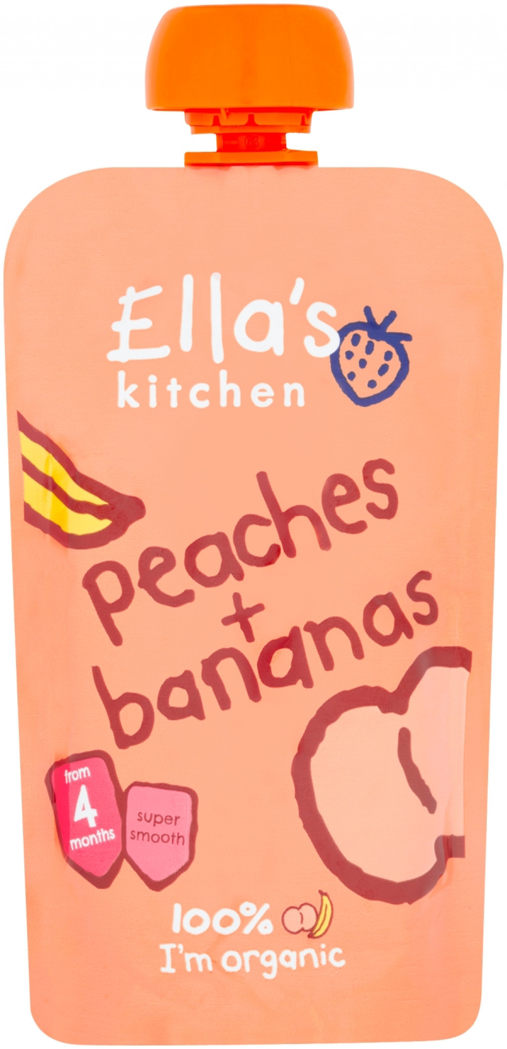 Ella's Kitchen Organic Peaches & Bananas