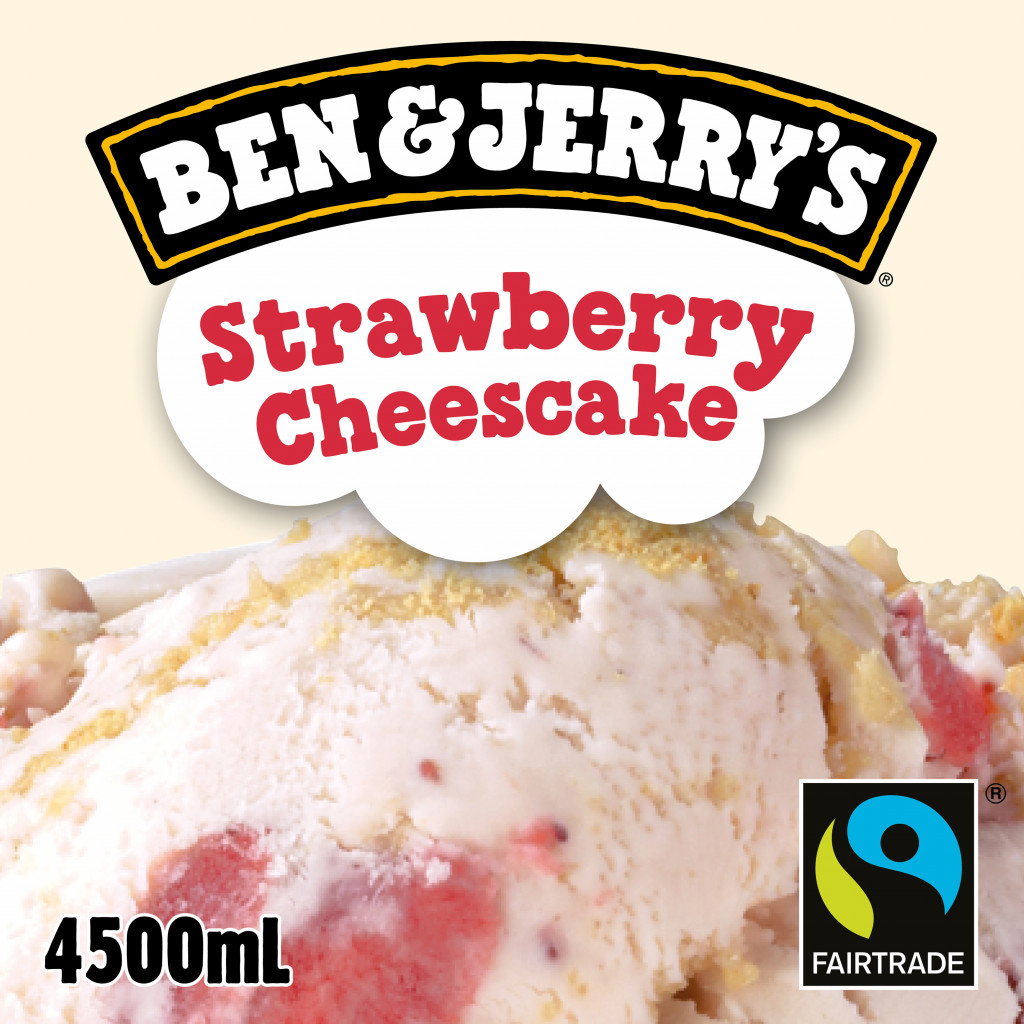 Ben & Jerry's Strawberry Cheesecake