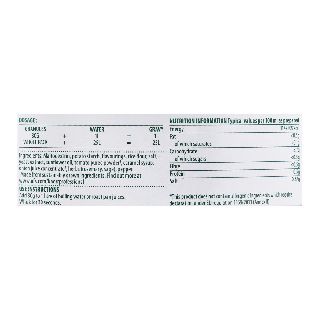 Knorr Poultry Gravy Granules