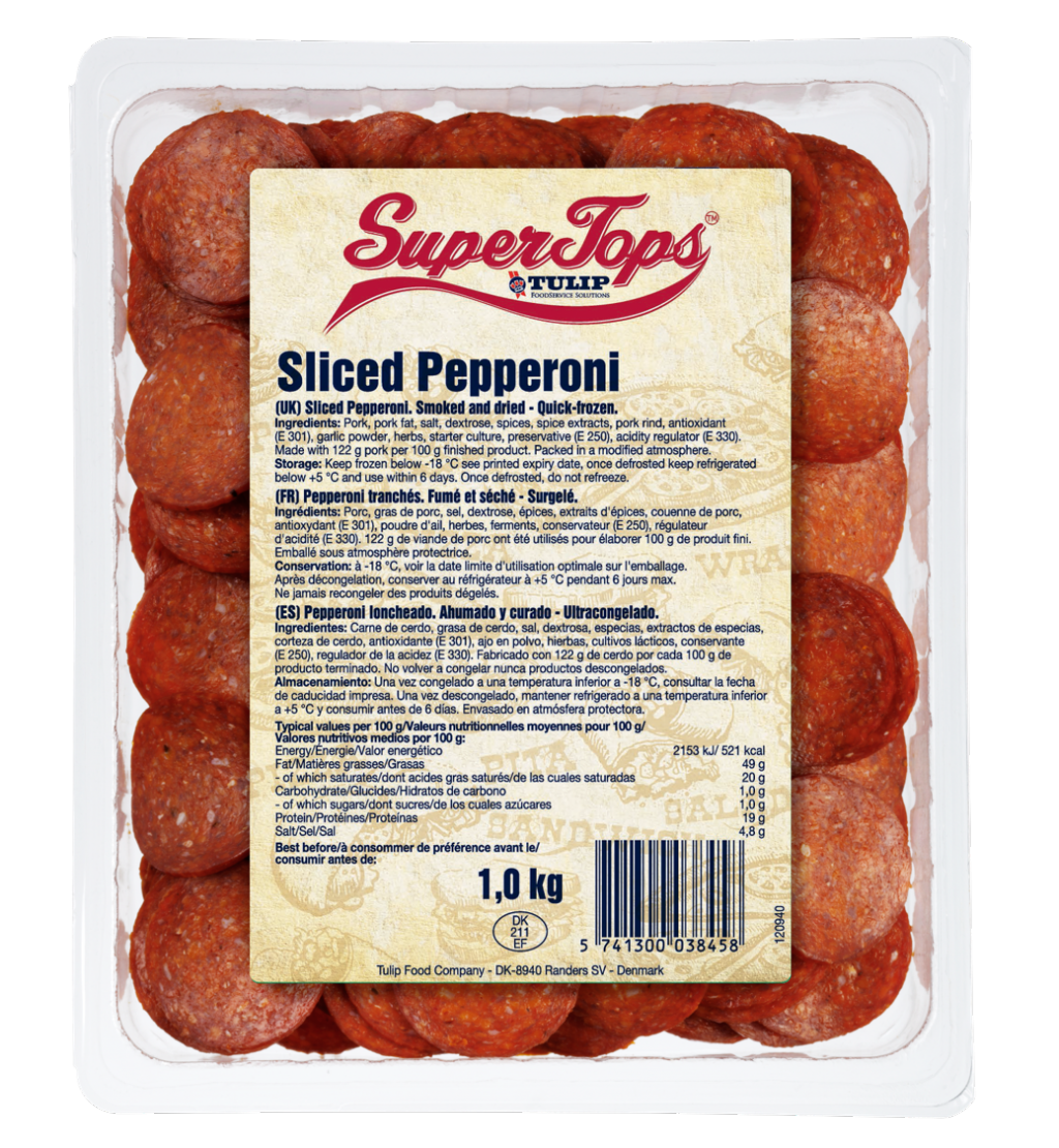 Supertops Sliced Pepperoni