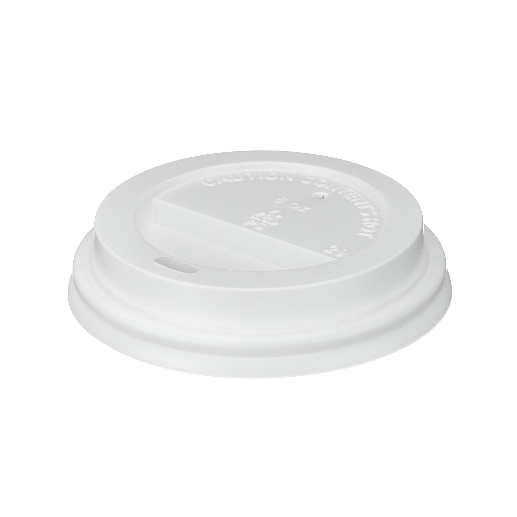 White Sip Lid 8oz