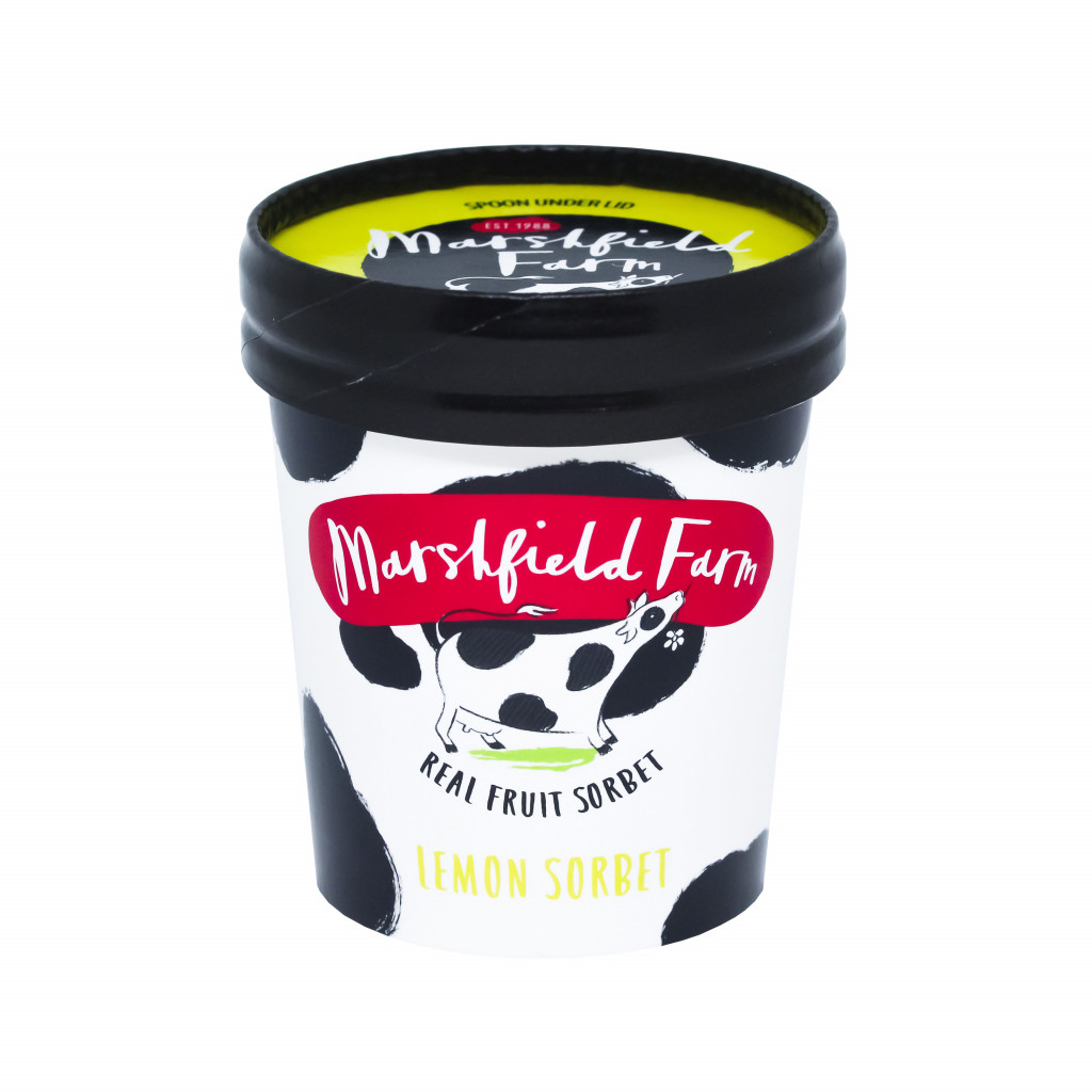 Marshfield Lemon Sorbet Mini Tubs
