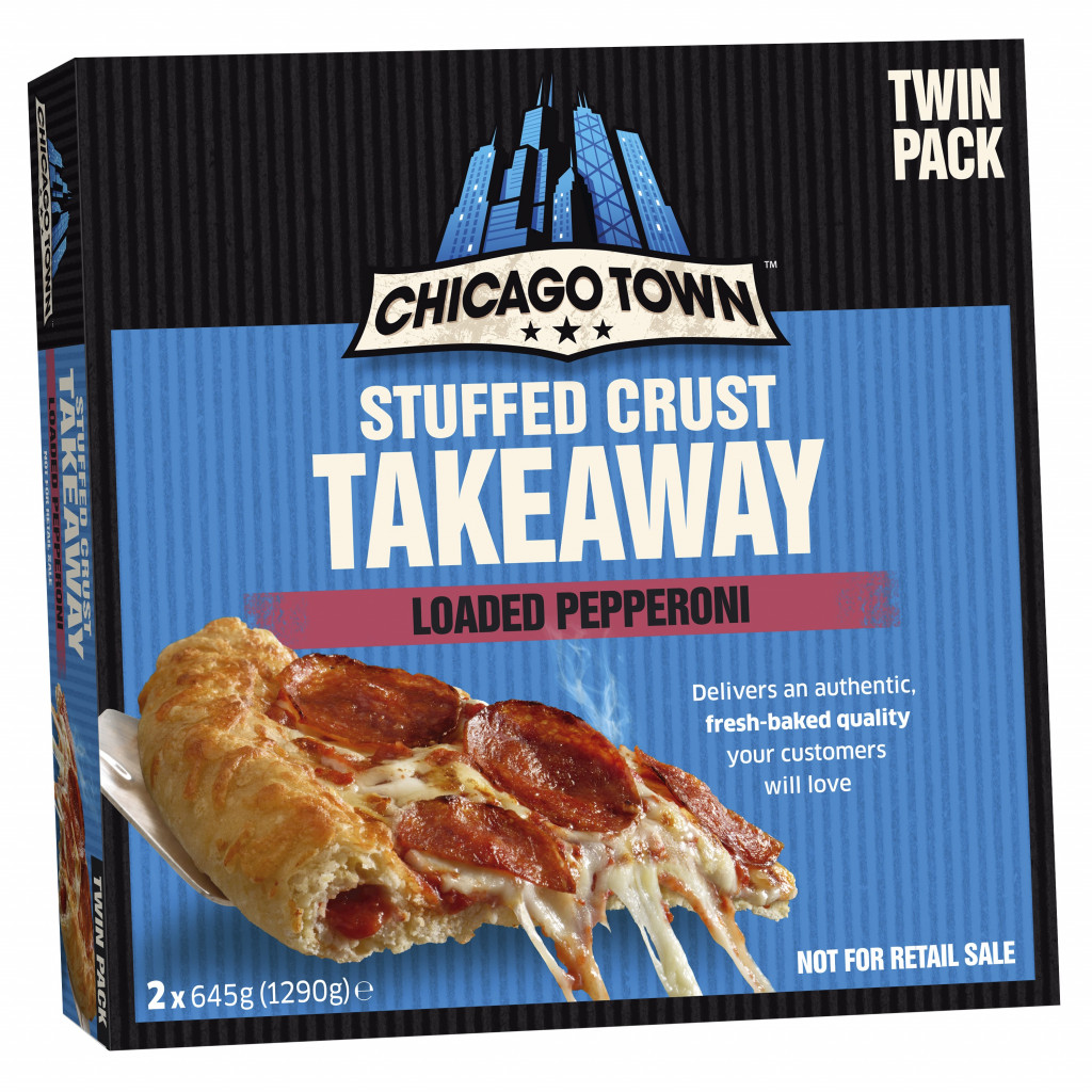 Chicago Town Takeaway Stuffed Crust Pepperoni Pizza