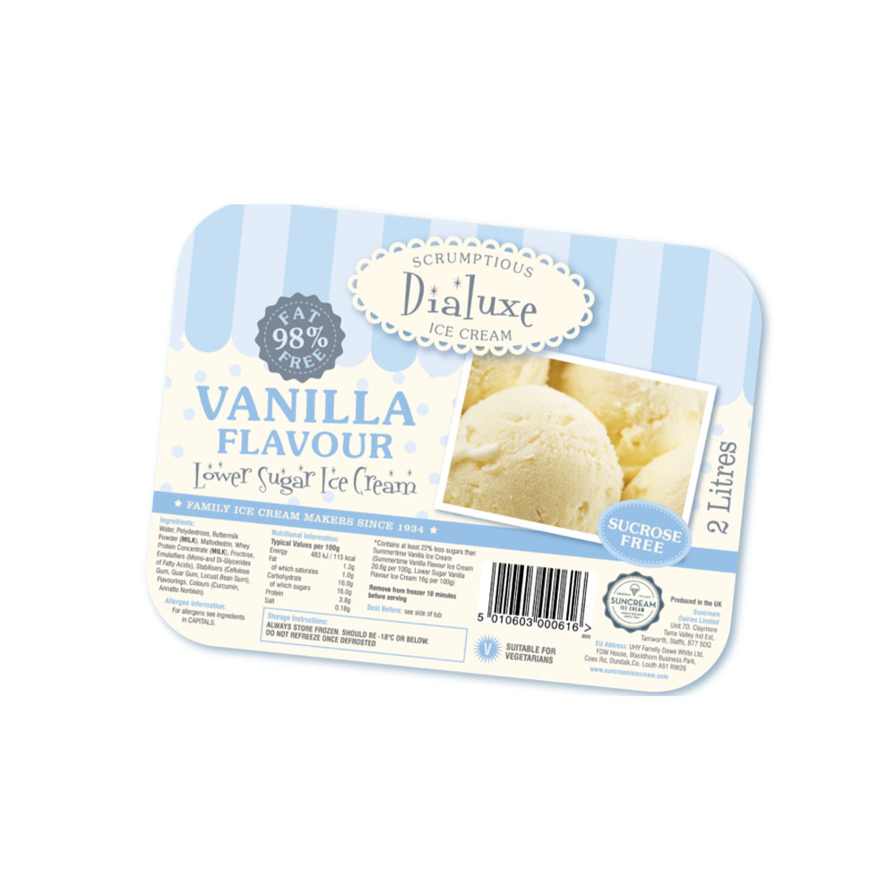Suncream Lower Sugar Vanilla Ice Cream