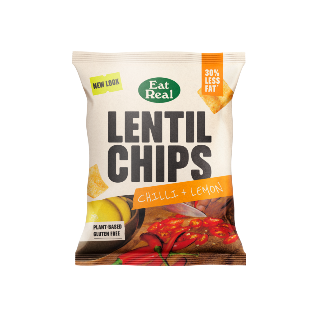 Eat Real Lentil Chip Chilli & Lemon