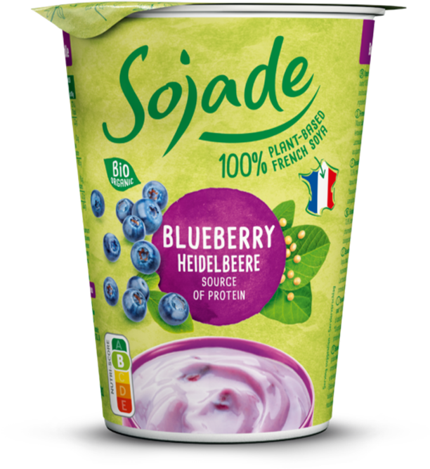 Sojade Organic NAS Blueberry and Cherry Soya Yogurt