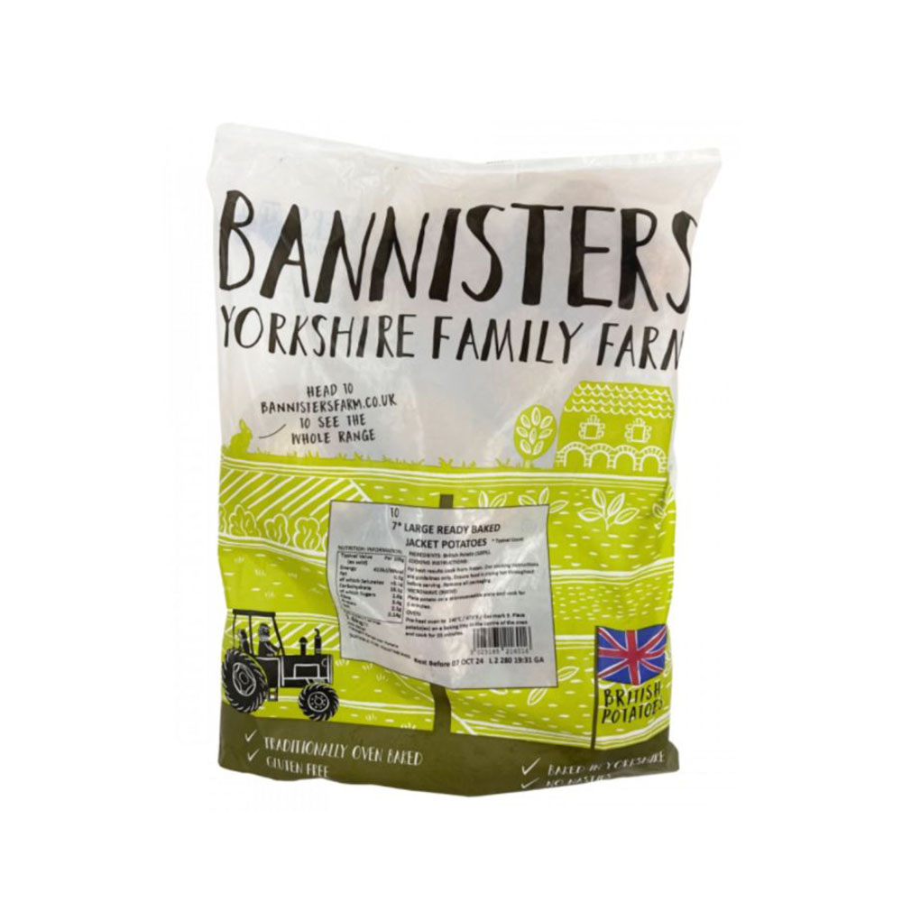 Bannisters Jacket Potatoes 280-340g