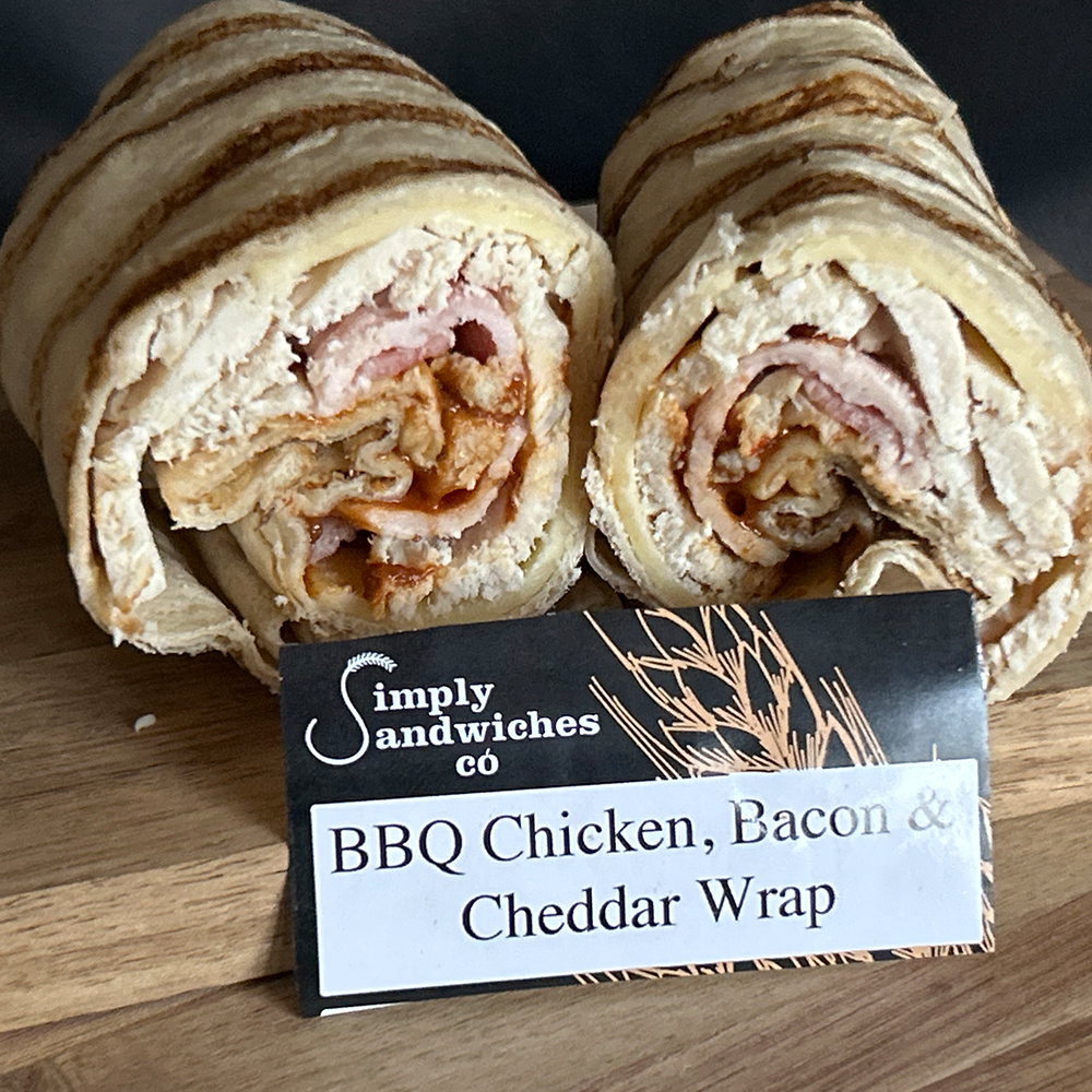 BBQ Chicken, Bacon & Cheddar Wrap