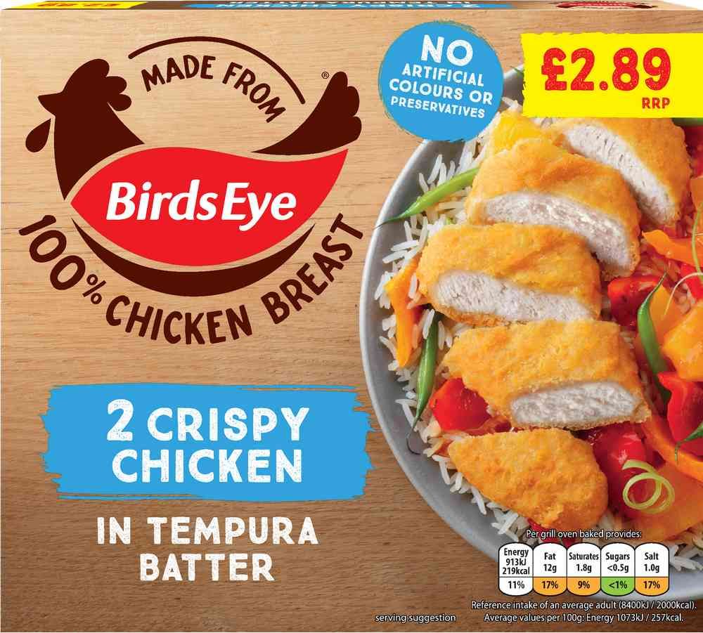 Birds Eye 2 Crispy Chicken PM £2.89