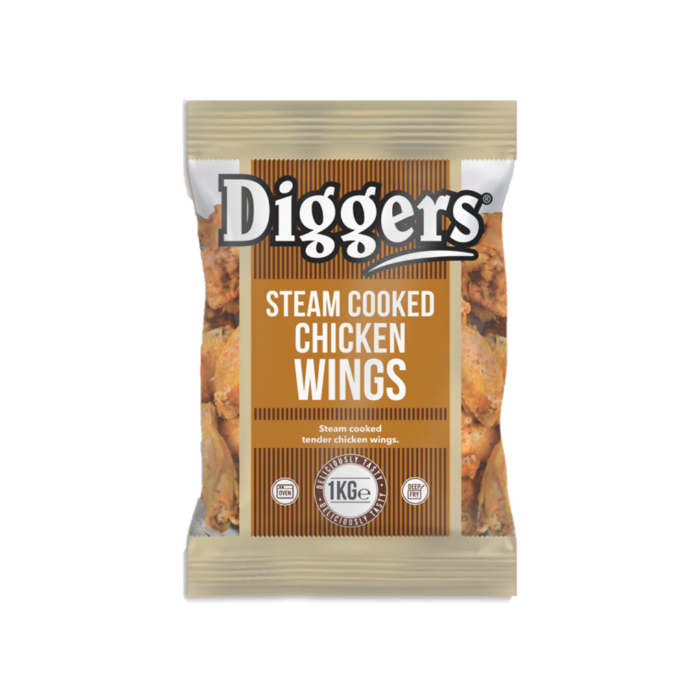 Diggers Steamed Cooked Wings