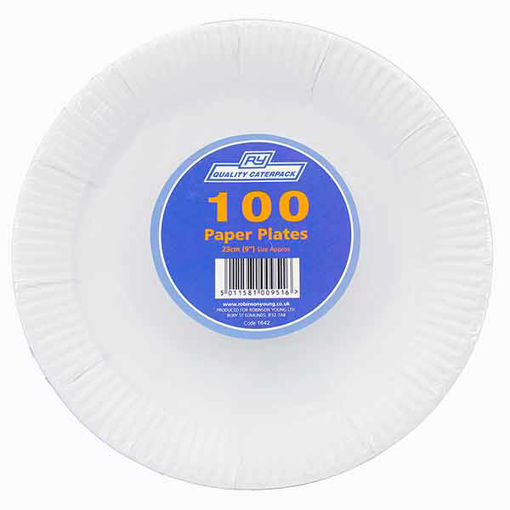 9” Paper Plate 100's