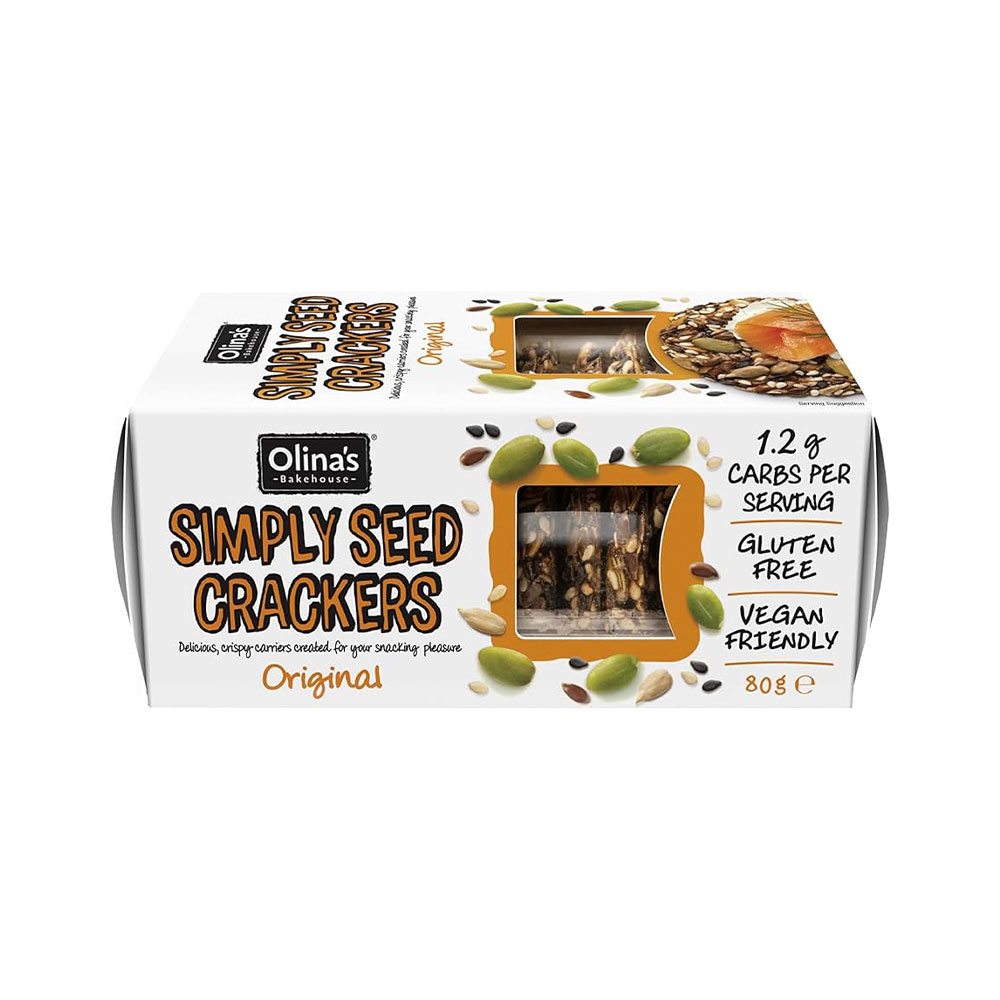 Olina's Simply Seed Crackers Original