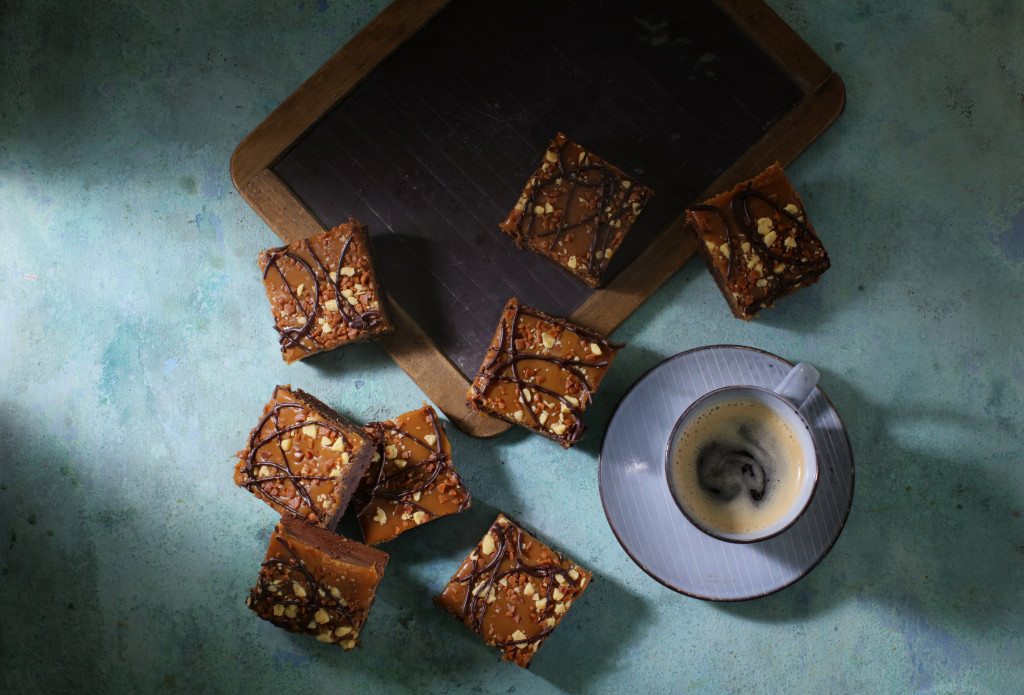 Handmade Cake Salted Caramel and Honeycomb Brownie