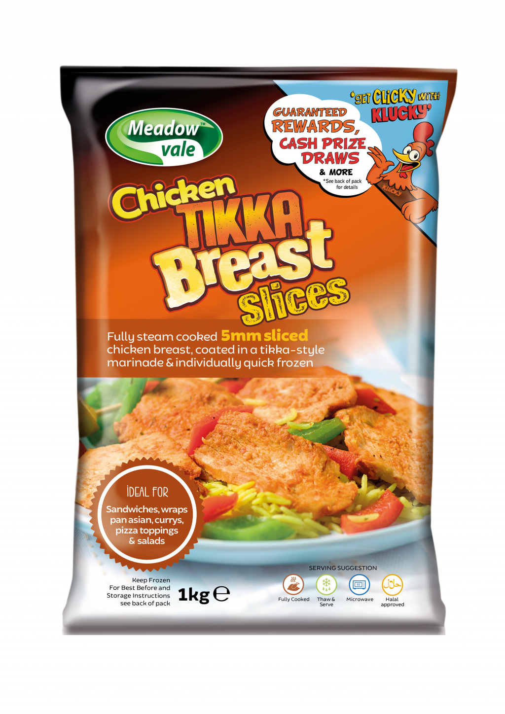 Meadowvale 5mm Sliced Chicken Tikka