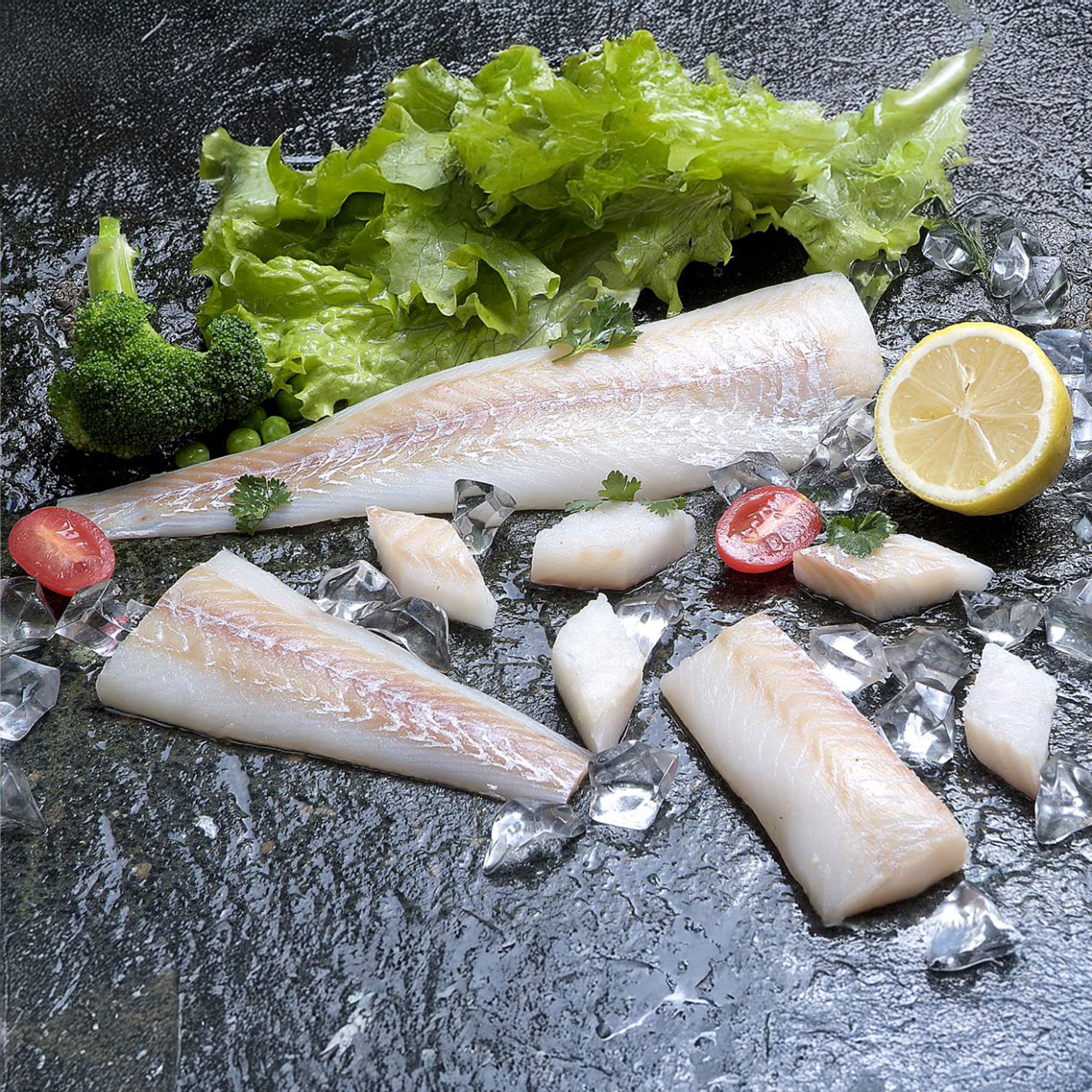 Cod Tail Cut Fillets Skinless & Boneless 136g-160g