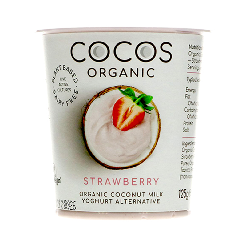 Cocos Organic Coconut Yogurt Strawberry