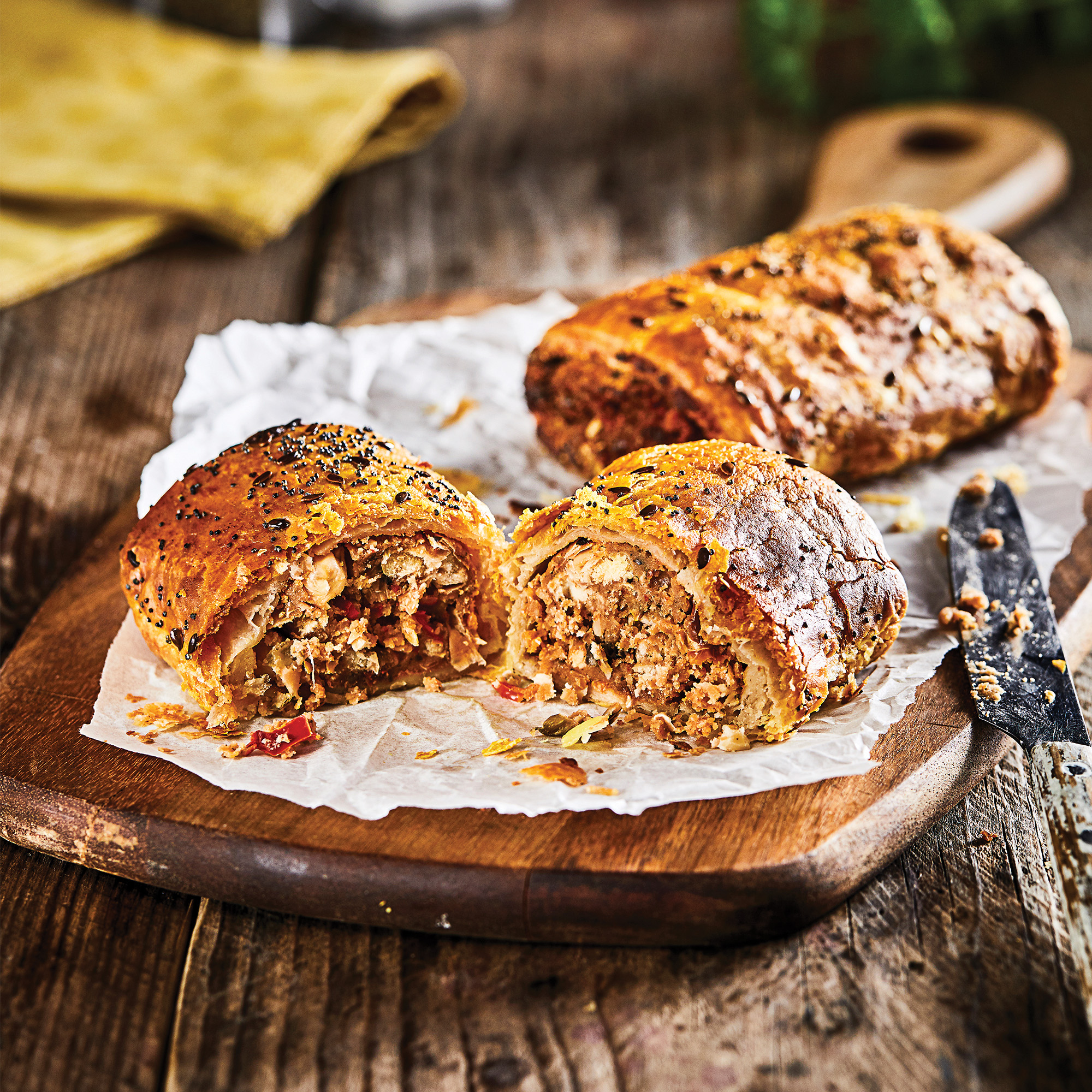 Frozen Black Rock Baked Chunky Vegan Sausage Rolls