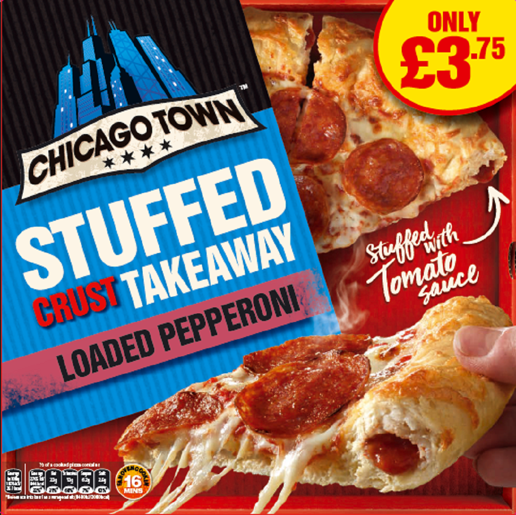 Chicago Town Stuffed Crust Takeaway Pepperoni PM £3.75
