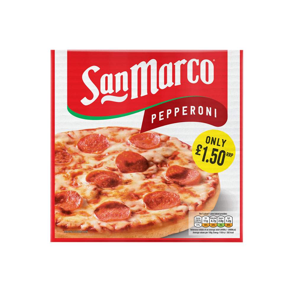 San Marco Thin Crust Pepperoni PM £1.50