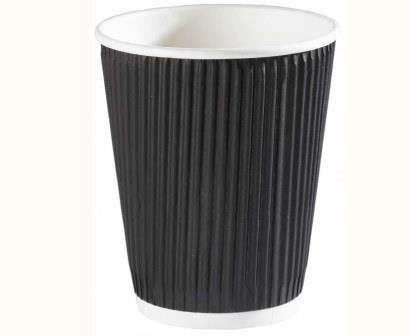 Black Ripple Cup 12oz