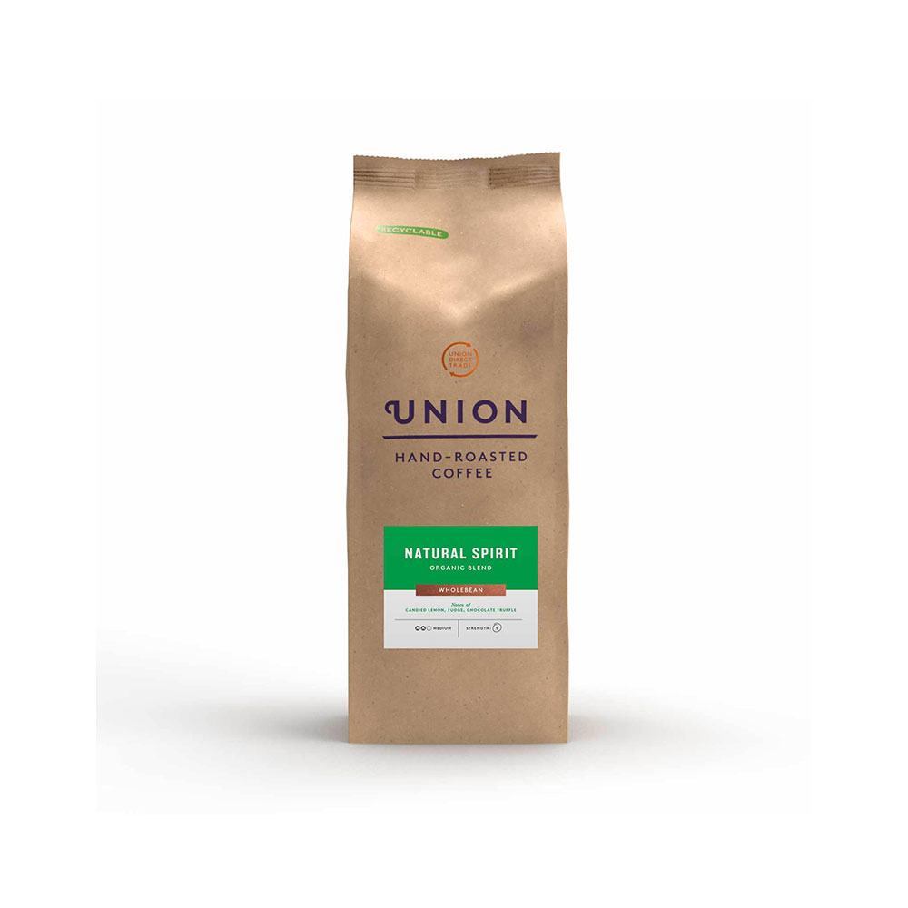 Union Coffee Natural Spirit Organic Wholebean