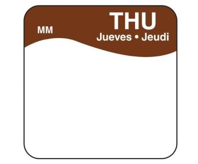 Day of the Week Removable Label - Thursday