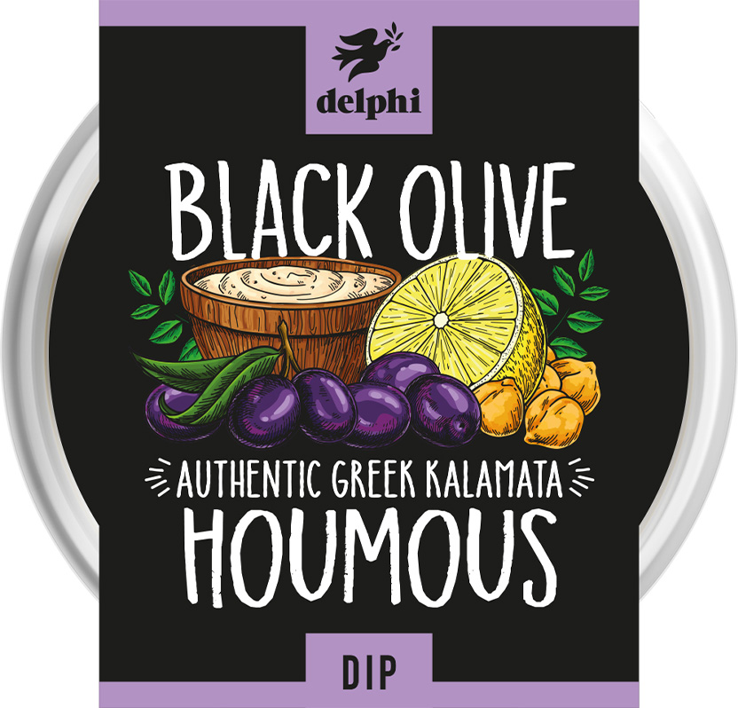 Delphi Black Olive Houmous