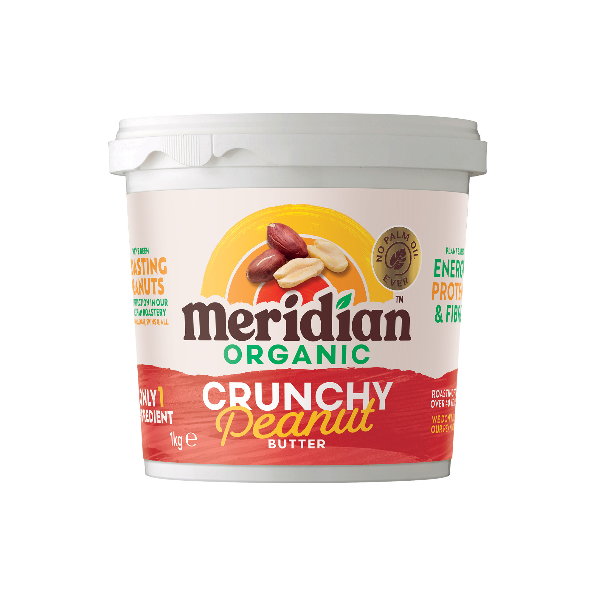 Meridian Organic 100% Crunchy Peanut Butter No Salt