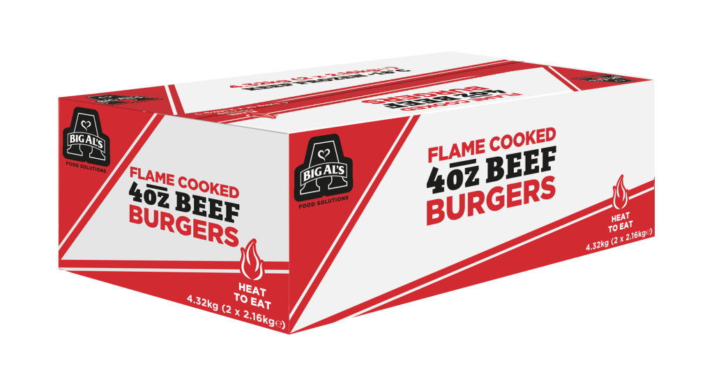 Big Al's Flame Cooked 4oz Beefburger